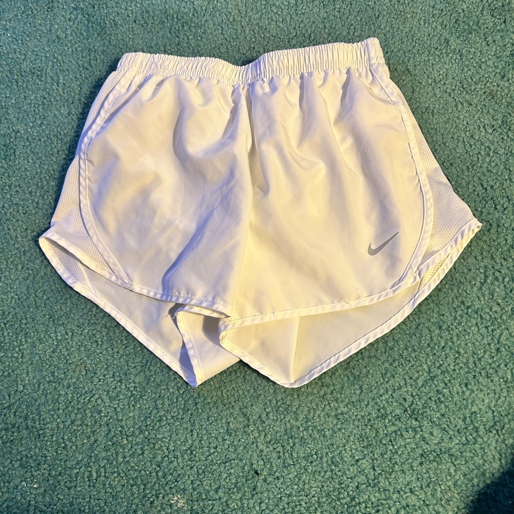 Nike Kids White Athletic Shorts